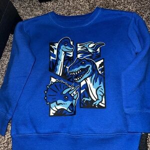 Blue Dinosaur Kids Sweatshirt